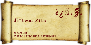 Ötves Zita névjegykártya